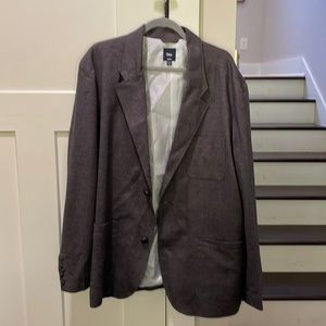 GAP grey herringbone XL blazer